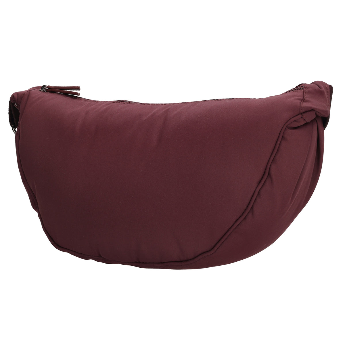 Bodybag 39x18cm in Weinrot|Burgunder mit Reißverschluss - leder-accessoires.com
