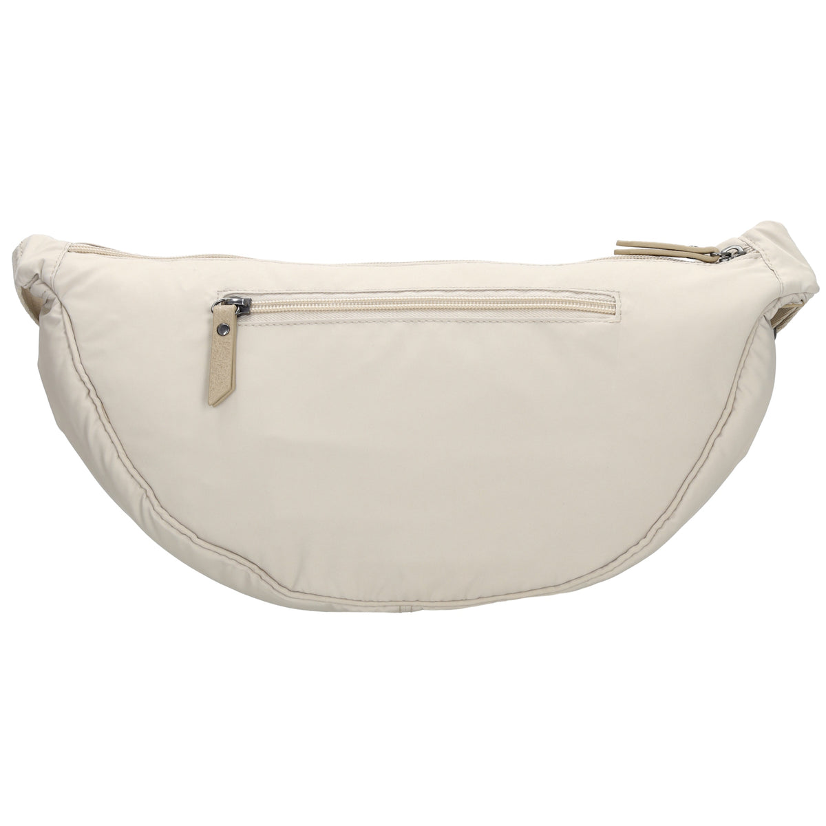 Bodybag 39x18cm in Creme mit Reißverschluss - leder-accessoires.com