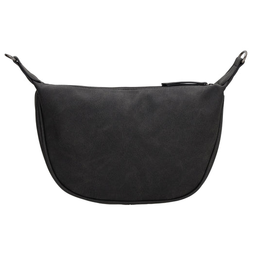 Bodybag 28 x 18cm in marmorierter Optik Schwarz - leder-accessoires.com