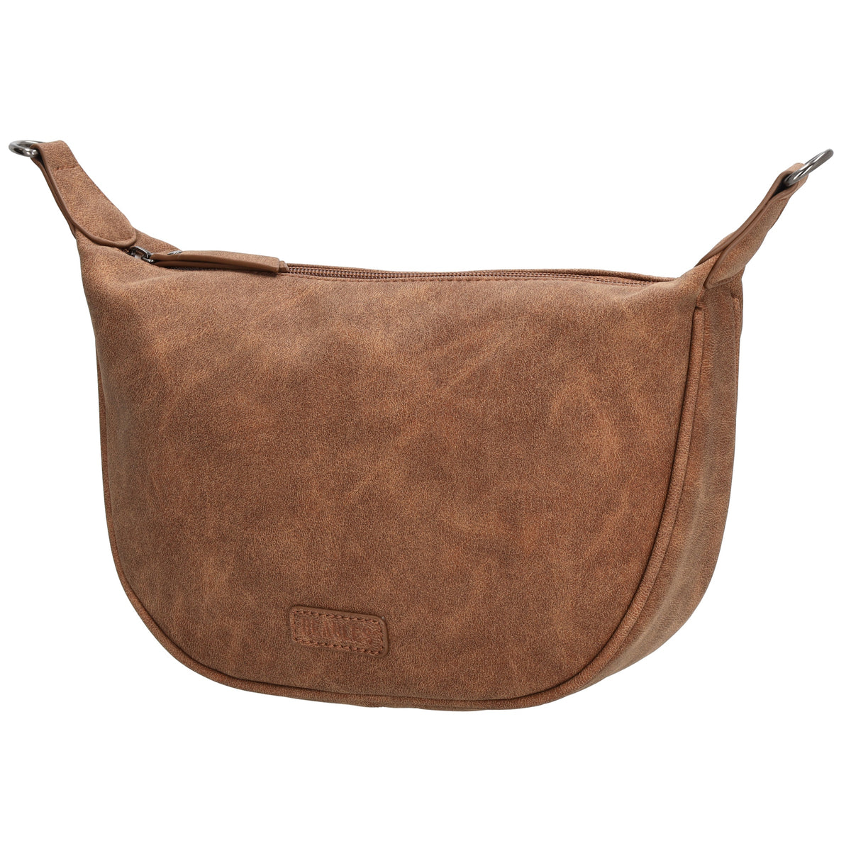 Bodybag 28 x 18cm in marmorierter Optik Braun - leder-accessoires.com