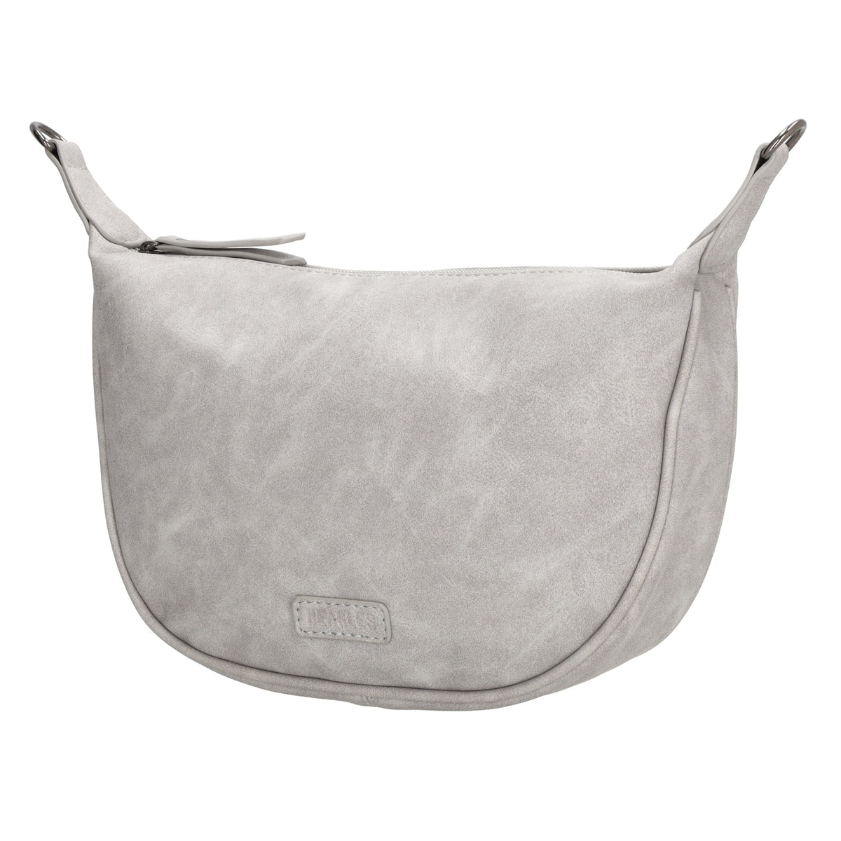 Bodybag 28 x 18cm in marmorierter Optik Hellgrau - leder-accessoires.com