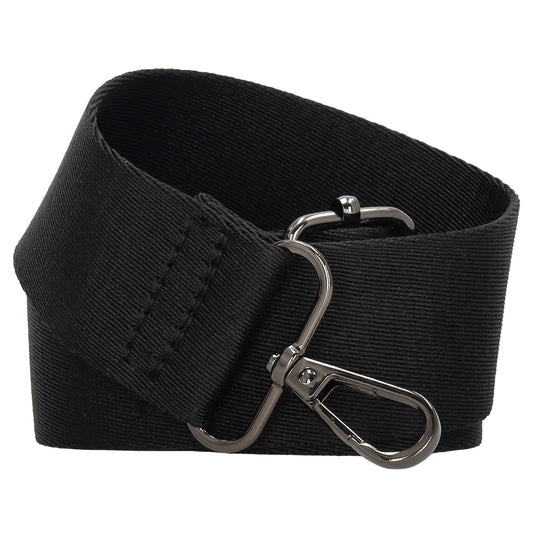 Taschenriemen|Wechselriemen 140cm in Schwarz Uni - leder-accessoires.com