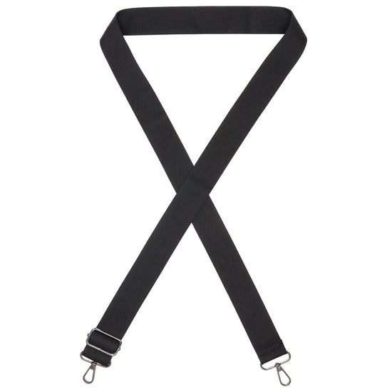 Taschenriemen|Wechselriemen 140cm in Schwarz Uni - leder-accessoires.com