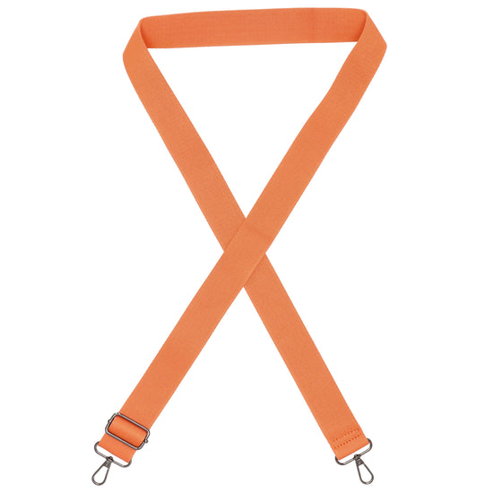 Taschenriemen|Wechselriemen 140cm in Orange Uni - leder-accessoires.com