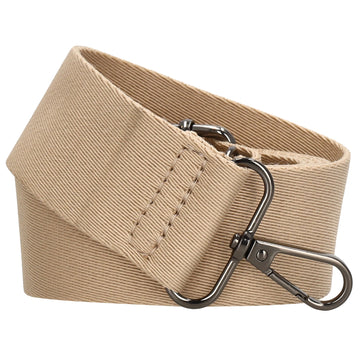Taschenriemen|Wechselriemen 140cm in Helltaupe Uni - leder-accessoires.com