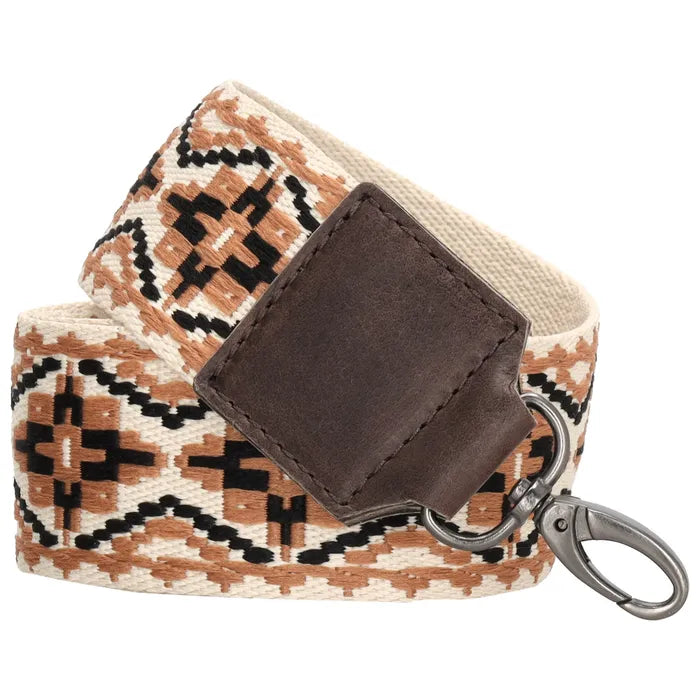 Shopper 34x34cm in Braun aus Leder mit Reißverschluss und Tauschriemen - leder-accessoires.com