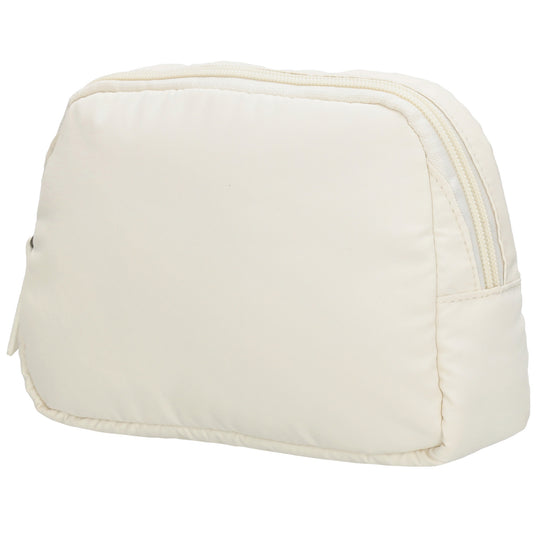 Bodybag|Gürteltasche 19,5 x 14cm in Weiß wattiert - leder-accessoires.com