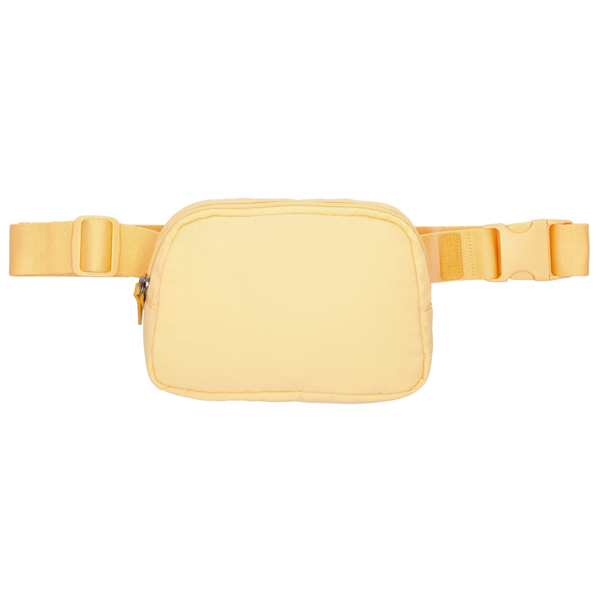 Bodybag|Gürteltasche 19,5 x 14cm in Gelb wattiert - leder-accessoires.com