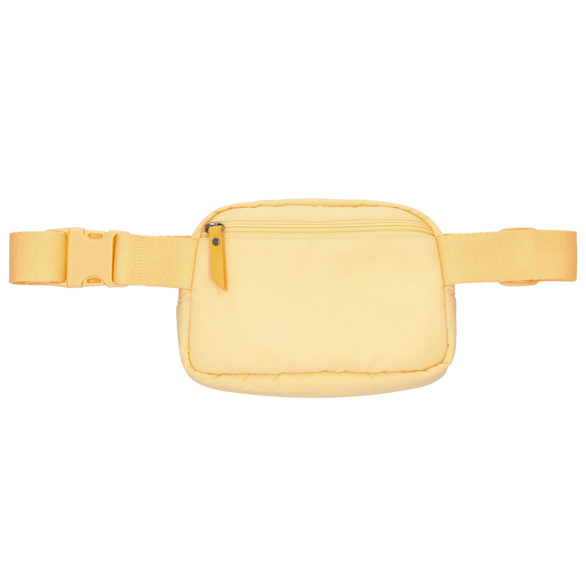 Bodybag|Gürteltasche 19,5 x 14cm in Gelb wattiert - leder-accessoires.com