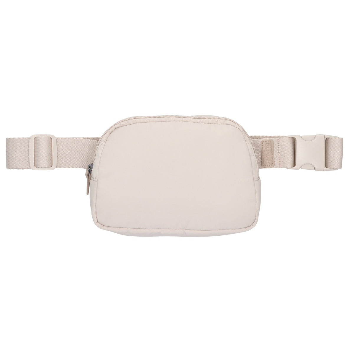 Bodybag|Gürteltasche 19,5 x 14cm in Creme wattiert - leder-accessoires.com