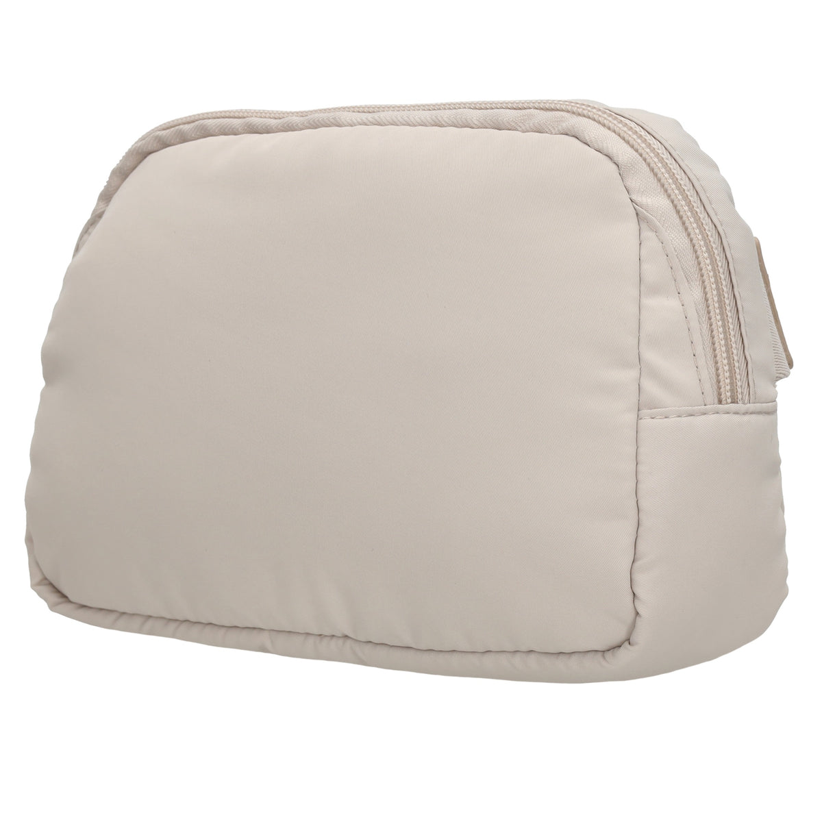 Bodybag|Gürteltasche 19,5 x 14cm in Creme wattiert - leder-accessoires.com