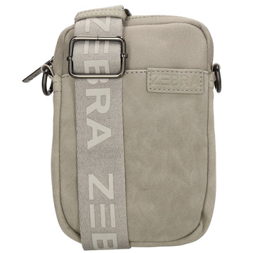 Handytasche 17x12cm in Hellgrau mit breitem Band