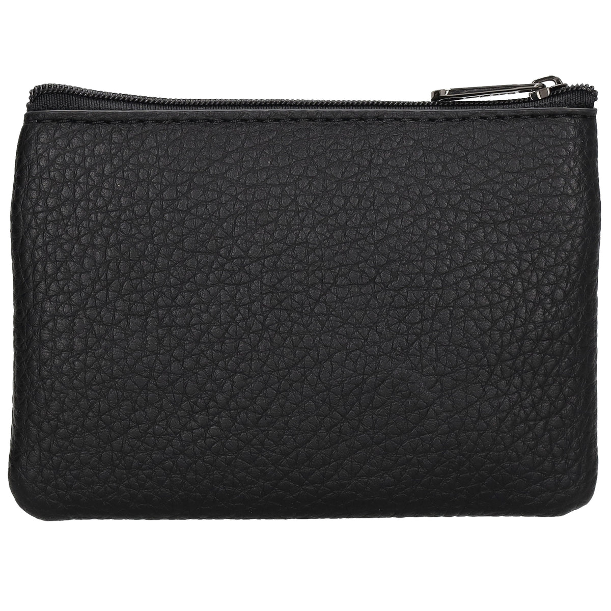 Schlüsseletui 12,5x9cm in Schwarz mit Reißverschluss - leder-accessoires.com