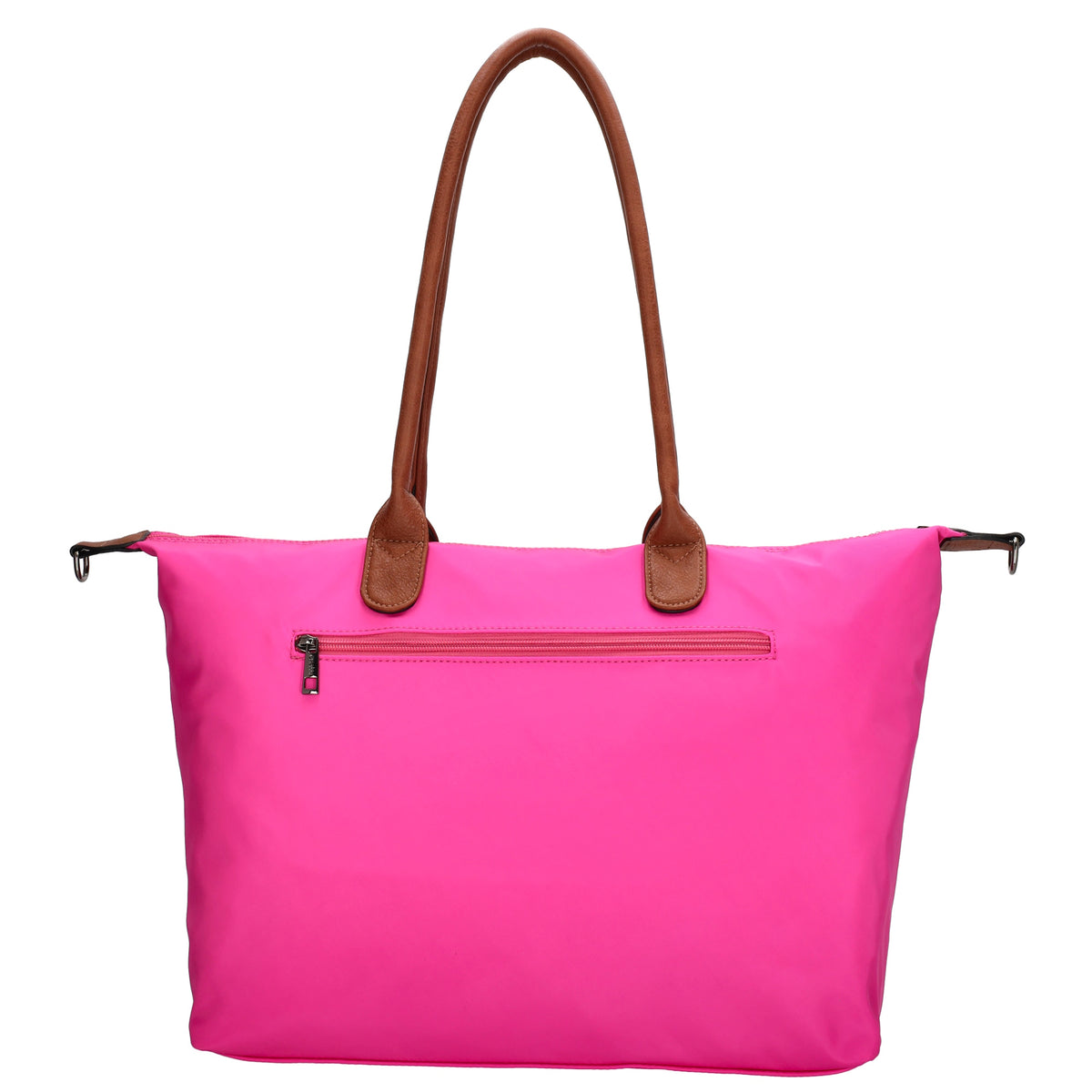 Shopper 51x33cm Pink|Fuchsia aus Nylon|Polyester - leder-accessoires.com