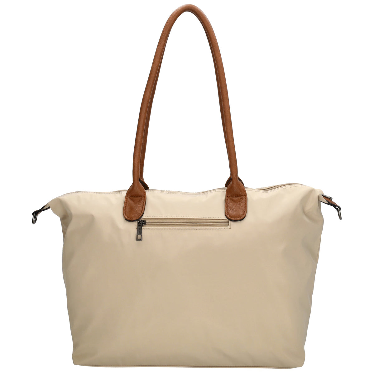 Shopper 51x33cm Natur|Sand aus Nylon|Polyester - leder-accessoires.com