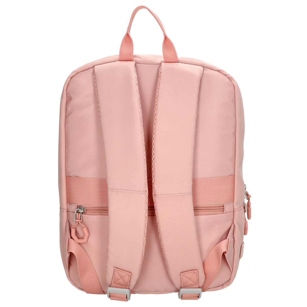 Businessrucksack 25 x 33cm in Altrosa mit Reißverschluss und Aufsteckfunktion Trolley - leder-accessoires.com
