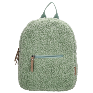Teddyrucksack 25x32cm in Mint mit Reißverschluss - leder-accessoires.com