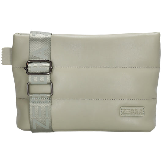 Umhängetasche gesteppt 24x16cm in Mint aus Kunstleder - leder-accessoires.com