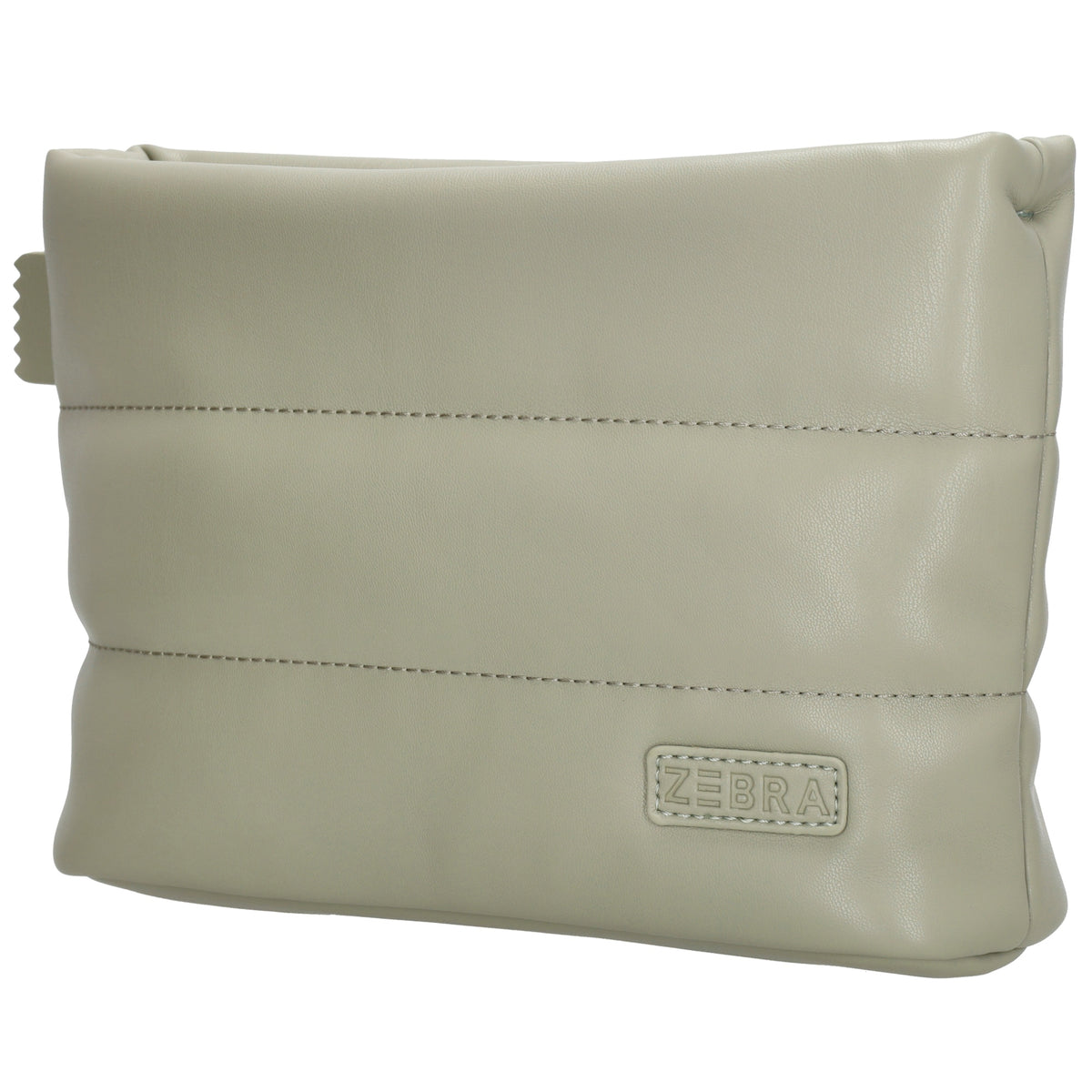 Umhängetasche gesteppt 24x16cm in Mint aus Kunstleder - leder-accessoires.com