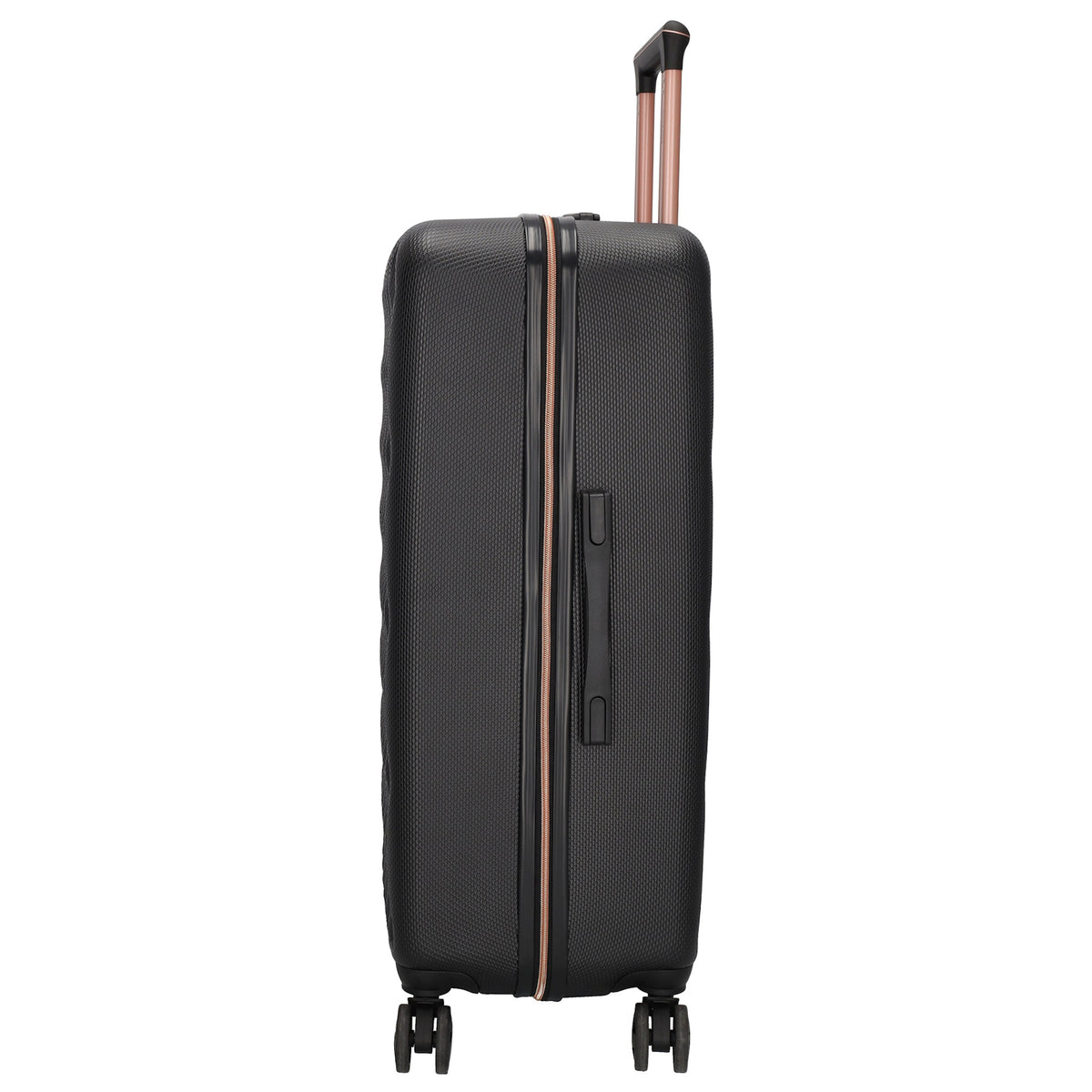 Hartschalen Kofferset in Schwarz 3-teilig aus ABS mit TSA-Schloss - leder-accessoires.com