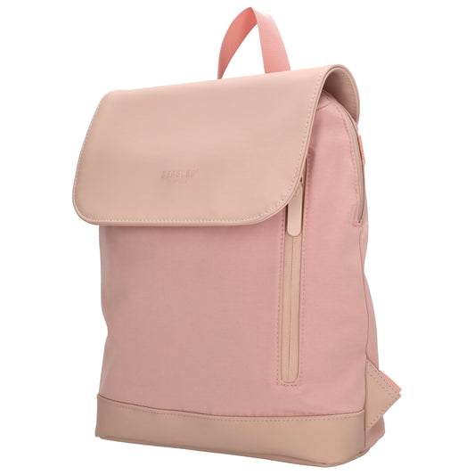 Rucksack 46x26,5x11,5cm in Rosa mit Überschlag - leder-accessoires.com