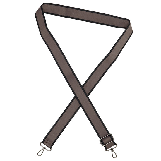 Taschenriemen Grau 140x4cm – Langer verstellbarer Schulterriemen - leder-accessoires.com