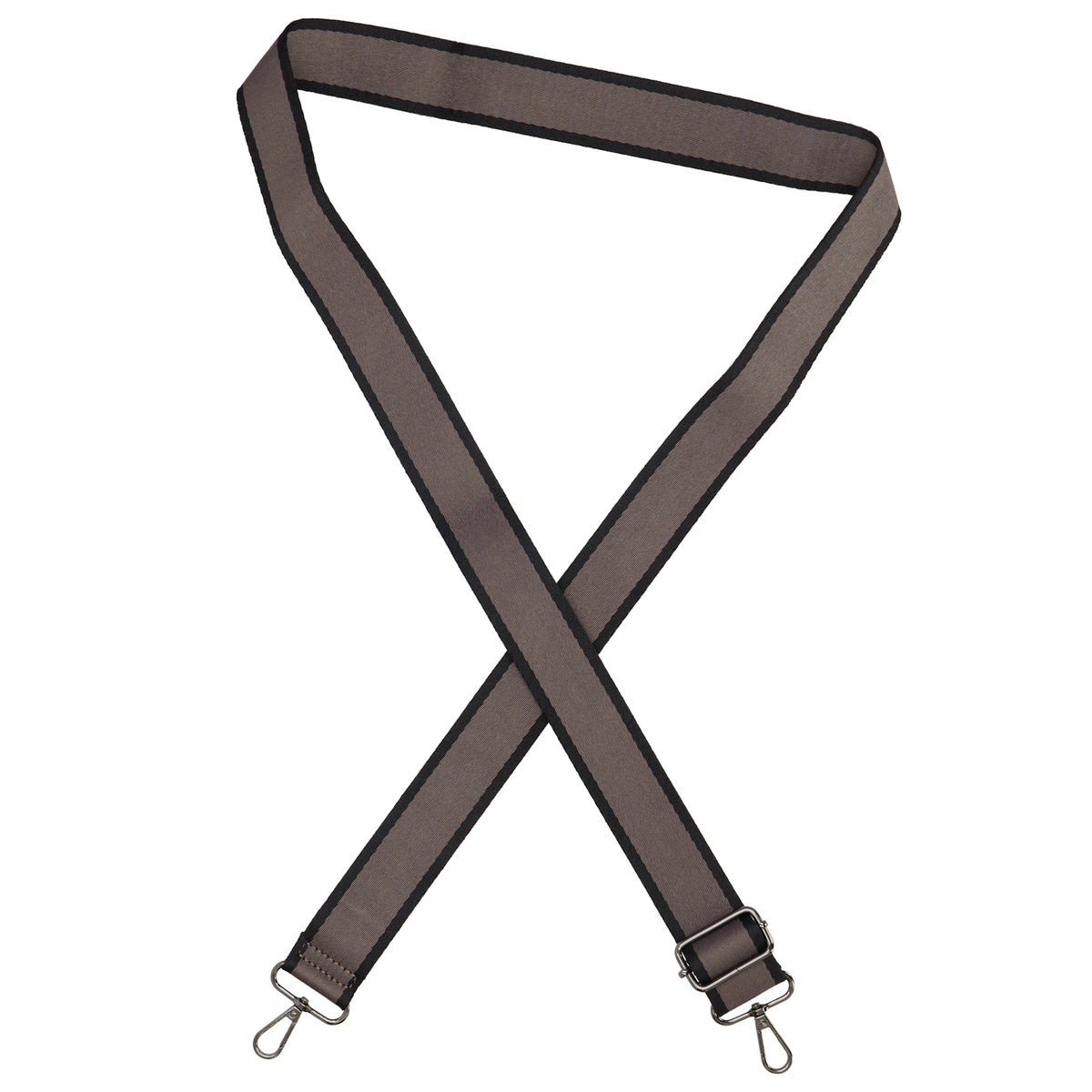 Taschenriemen Grau 140x4cm – Langer verstellbarer Schulterriemen - leder-accessoires.com