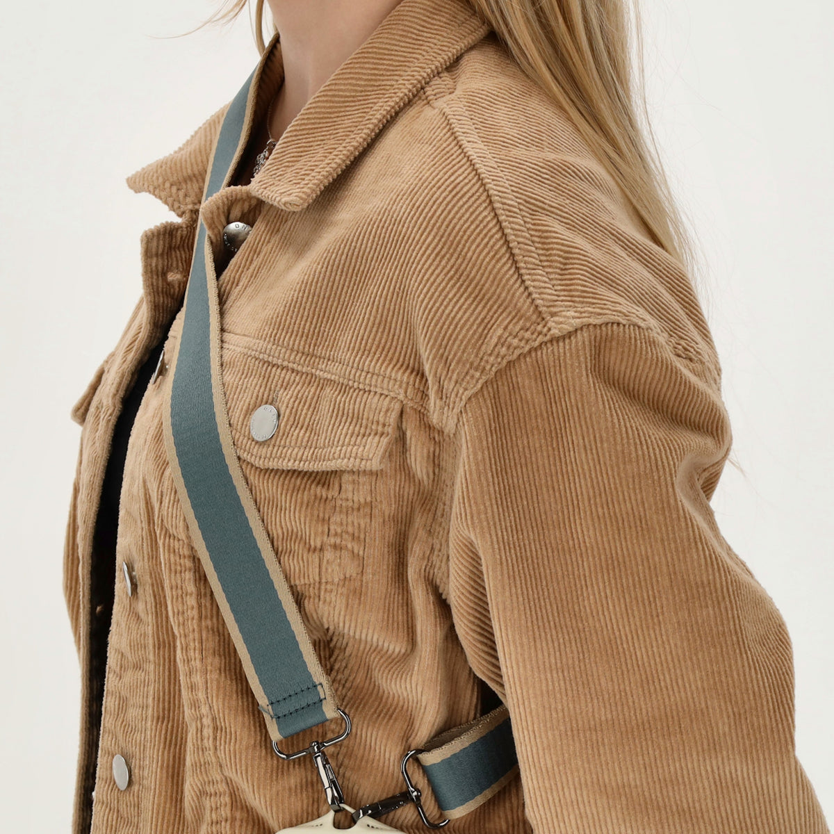 Taschenriemen Jeansblau 140x4cm – Verstellbarer Schulterriemen lang - leder-accessoires.com