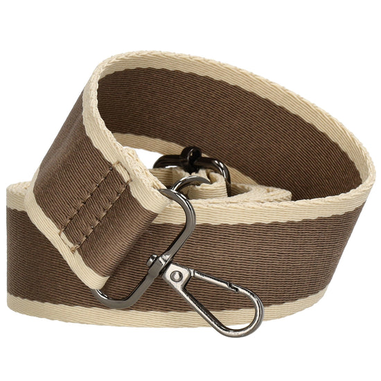 Taschenriemen Braun 140x4cm – Verstellbarer Schultergurt aus Nylon - leder-accessoires.com