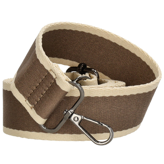 Taschenriemen Braun 140x4cm – Verstellbarer Schultergurt aus Nylon - leder-accessoires.com
