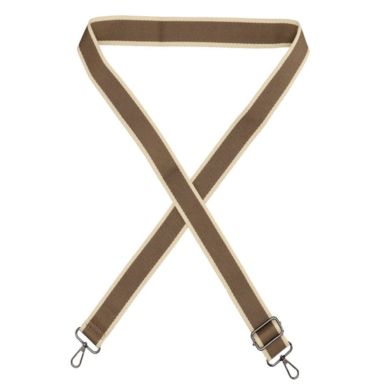 Taschenriemen Braun 140x4cm – Verstellbarer Schultergurt aus Nylon - leder-accessoires.com