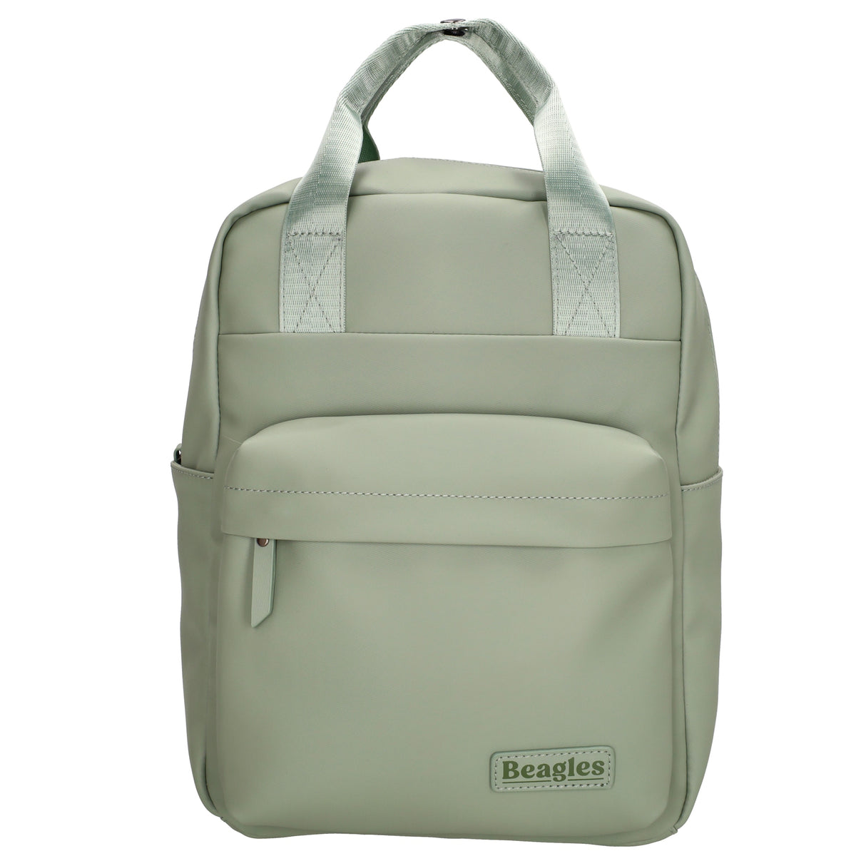 Wasserdichter Rucksack 22,5x30cm Minze – Leichter Alltags-Daypack mit Fächern - leder-accessoires.com