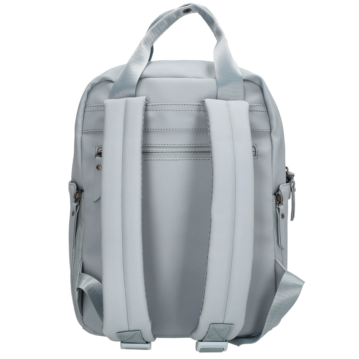 Hellblauer Wasserschutz-Rucksack 22,5x30cm mit Tabletfach & Organisation - leder-accessoires.com