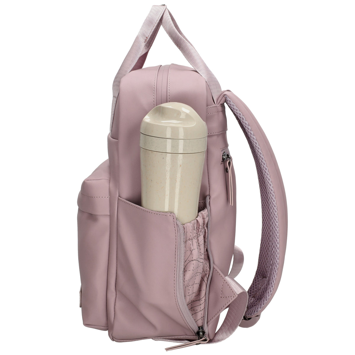 Altrosa Rucksack 22,5x30cm wasserdicht – Femininer Daypack mit Tabletfach - leder-accessoires.com