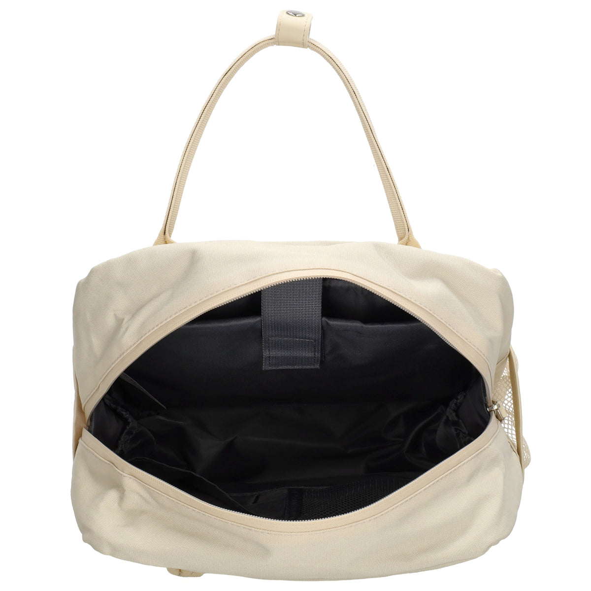 Rucksack 28x36,5cm in Beige mit Reißverschluss und Vortasche - leder-accessoires.com