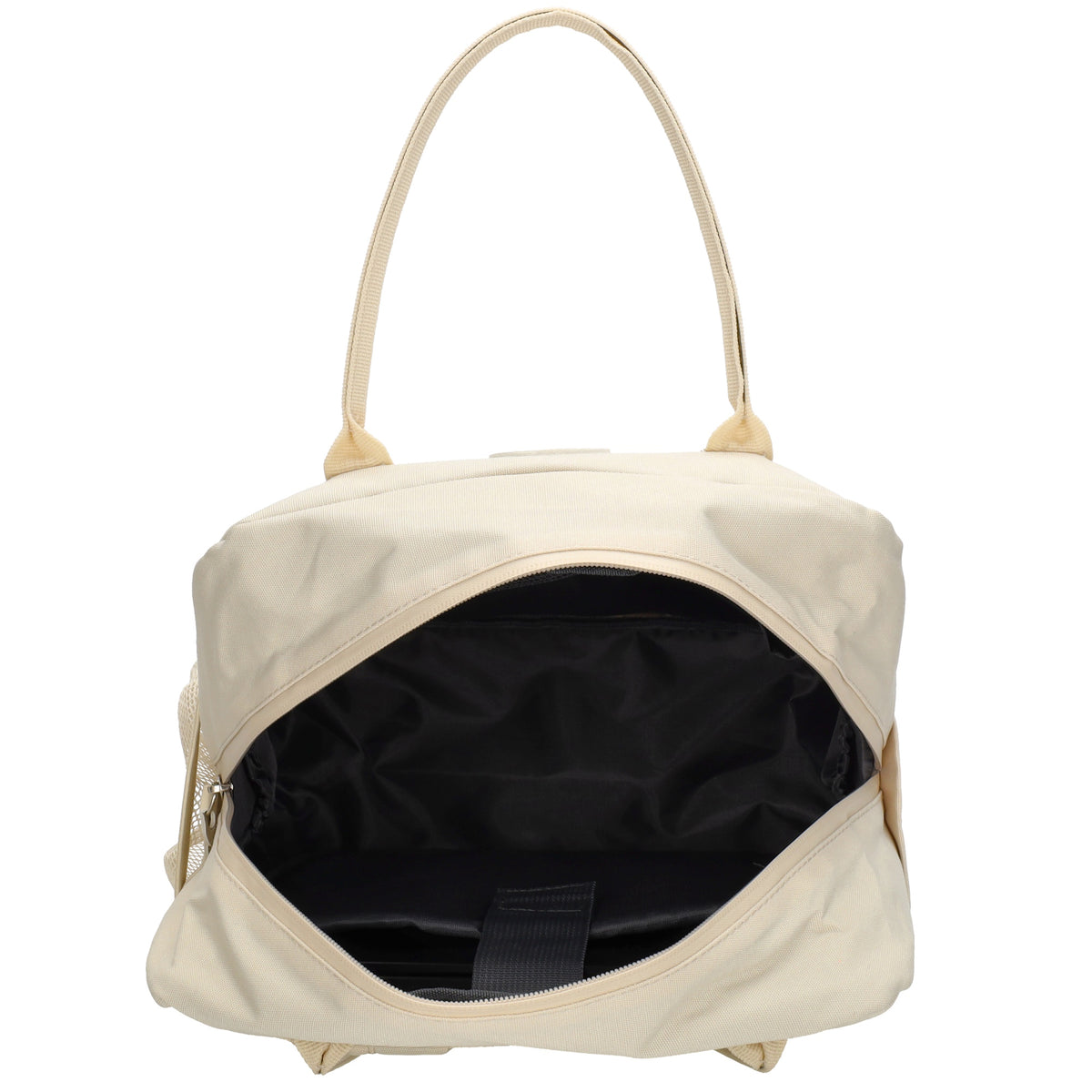 Rucksack 28x36,5cm in Beige mit Reißverschluss und Vortasche - leder-accessoires.com