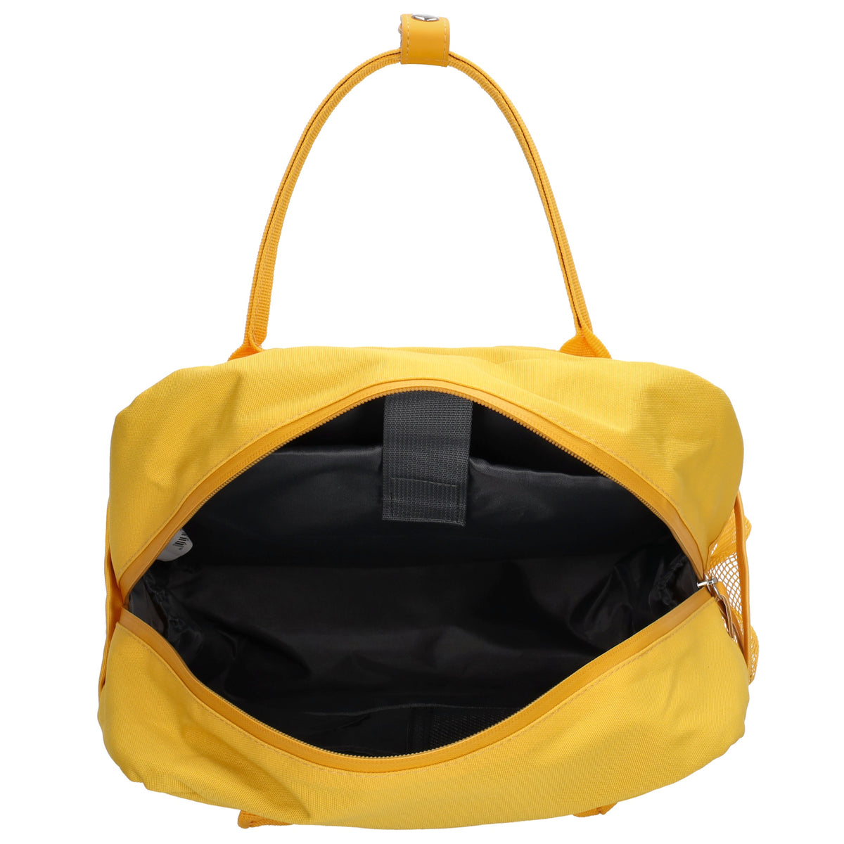 Rucksack 28x36,5cm in Gelb mit Reißverschluss und Vortasche - leder-accessoires.com