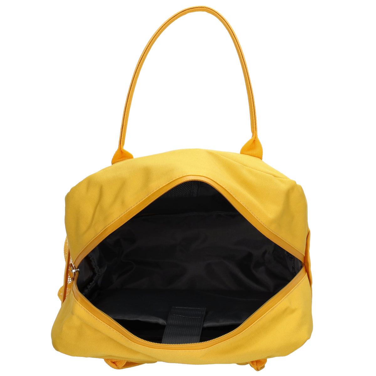 Rucksack 28x36,5cm in Gelb mit Reißverschluss und Vortasche - leder-accessoires.com
