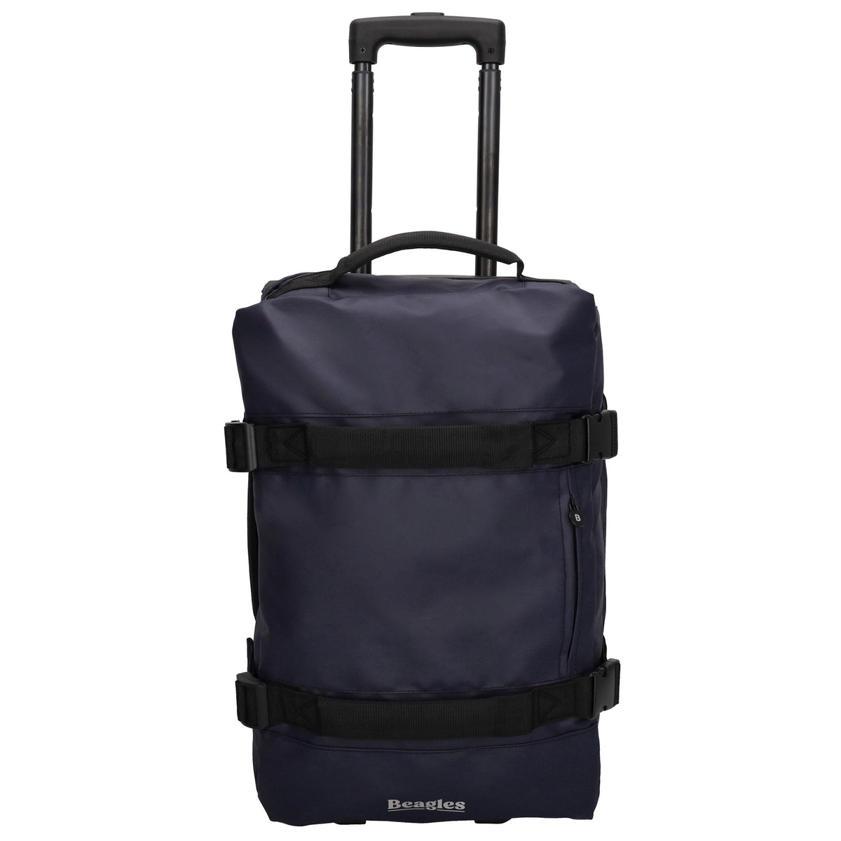Reisetrolley | Handgepäck 52cm 2-Rad in Blau aus wasserabweisendem Nylon - leder-accessoires.com