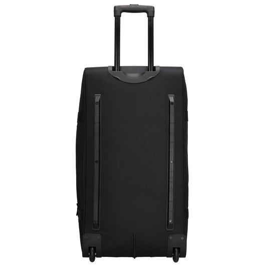 Reisetrolley 76cm 2-Rad in Schwarz aus wasserabweisendem Nylon - leder-accessoires.com