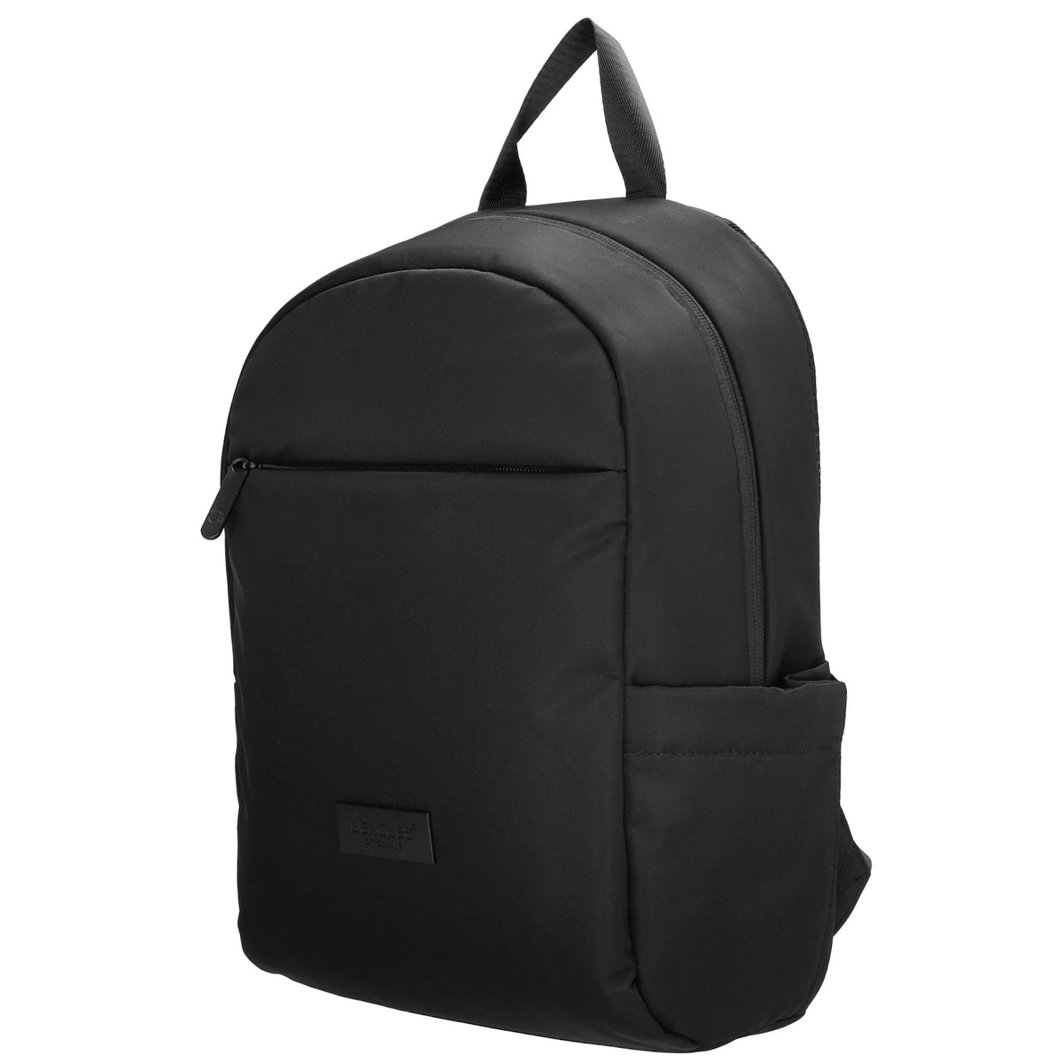 City-| Reiserucksack 24 x 38cm in Schwarz mit Reißverschluss - leder-accessoires.com