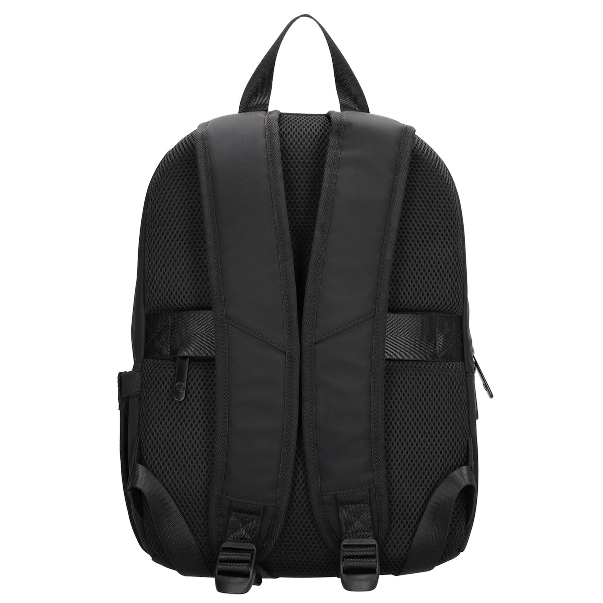 City-| Reiserucksack 24 x 38cm in Schwarz mit Reißverschluss - leder-accessoires.com