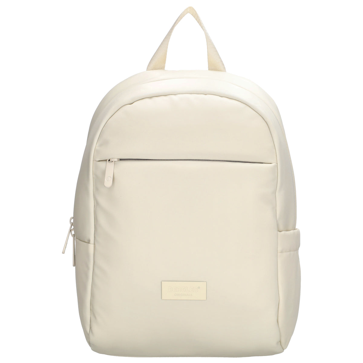 City-| Reiserucksack 24 x 38cm in Creme mit Reißverschluss - leder-accessoires.com