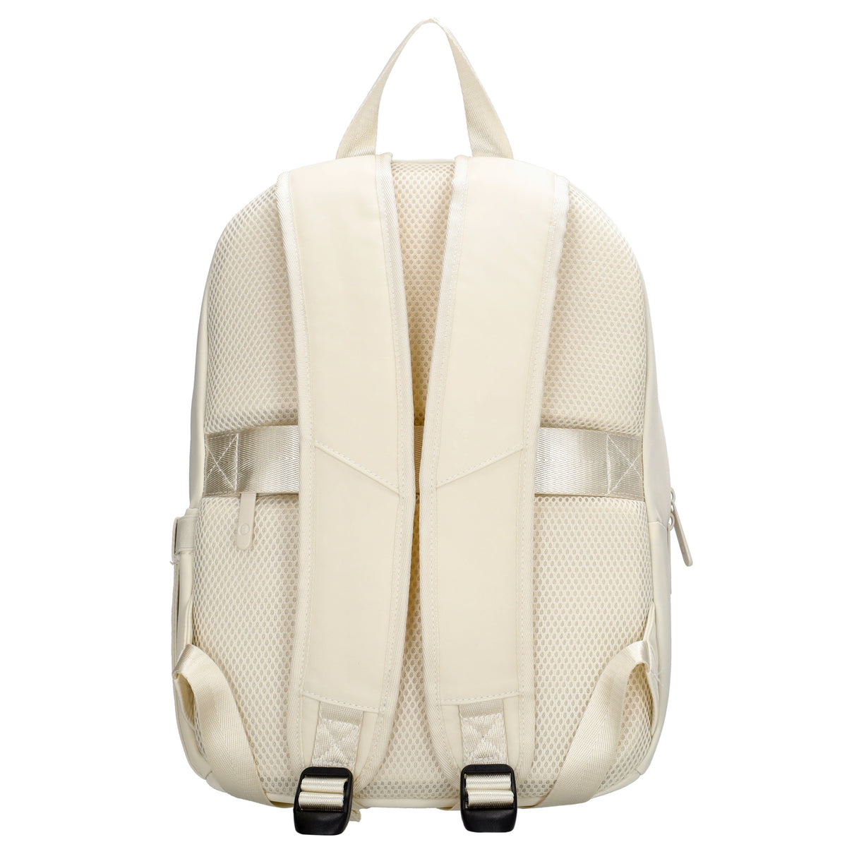 City-| Reiserucksack 24 x 38cm in Creme mit Reißverschluss - leder-accessoires.com