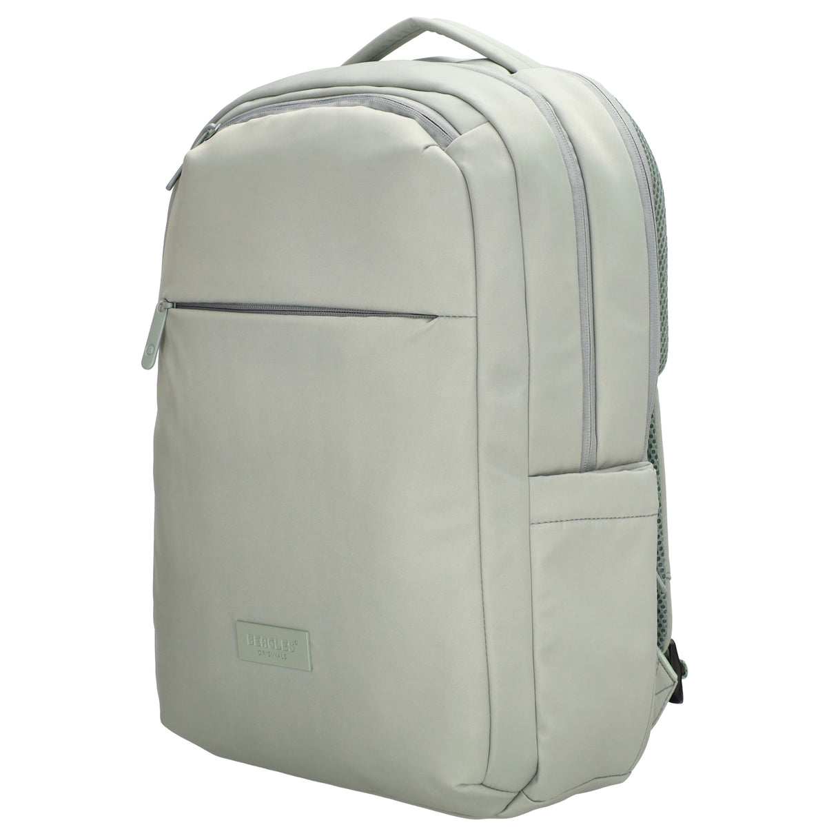 Business-|Rucksack 32 x 45cm in Minze mit Trolley-Aufsteckfunktion - leder-accessoires.com