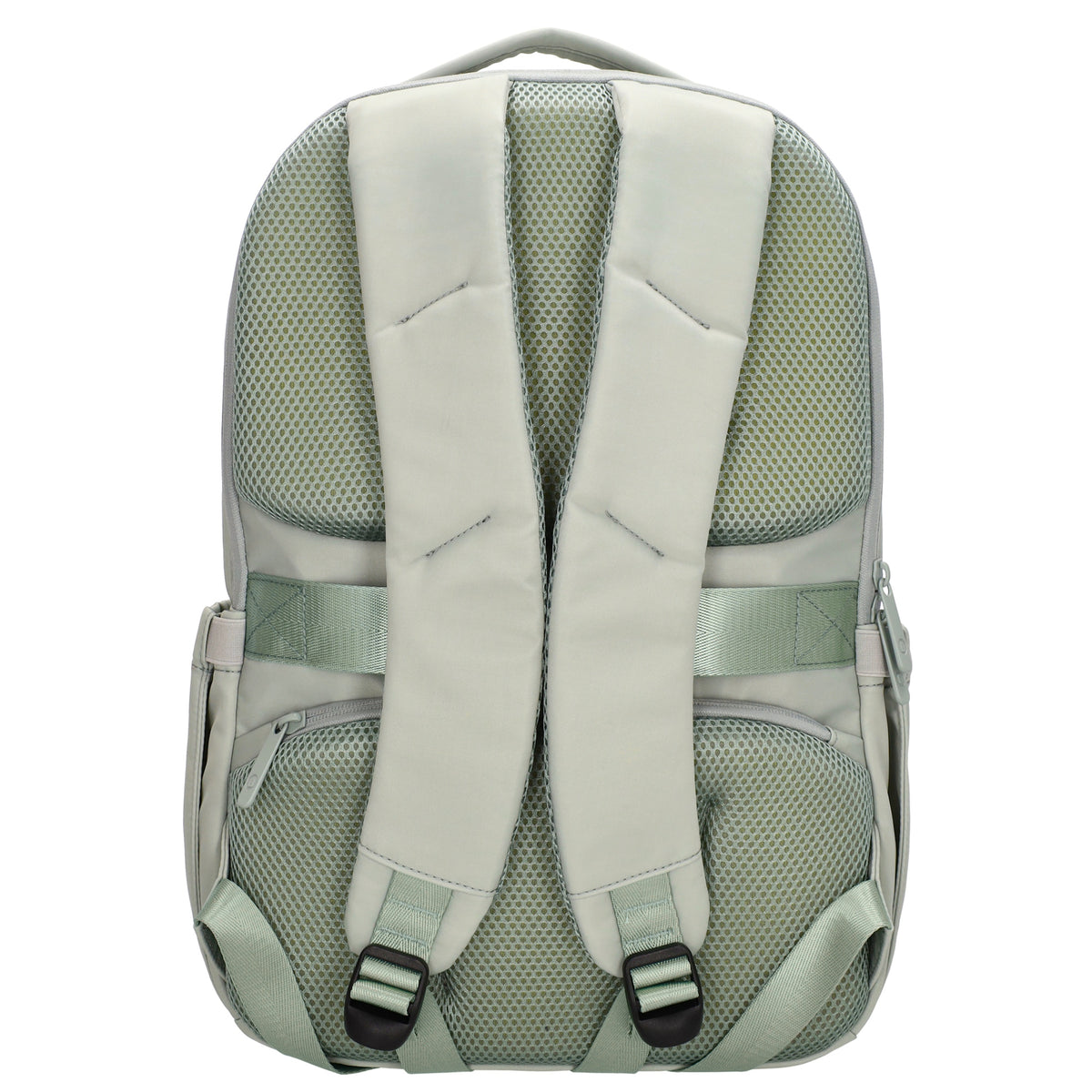Business-|Rucksack 32 x 45cm in Minze mit Trolley-Aufsteckfunktion - leder-accessoires.com