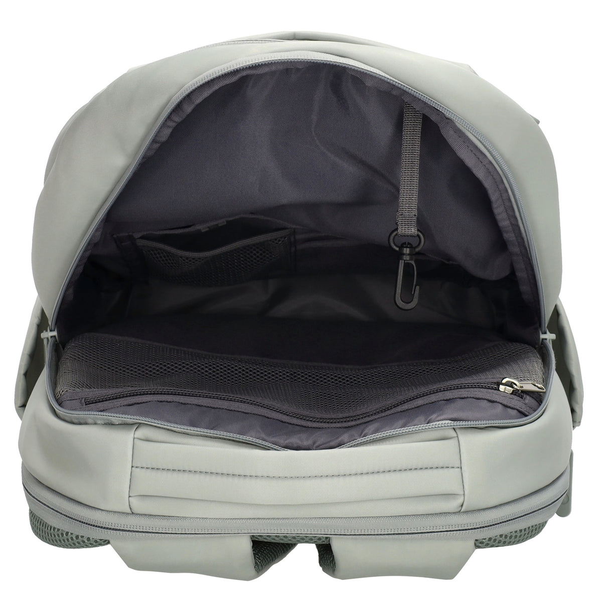 Business-|Rucksack 32 x 45cm in Minze mit Trolley-Aufsteckfunktion - leder-accessoires.com