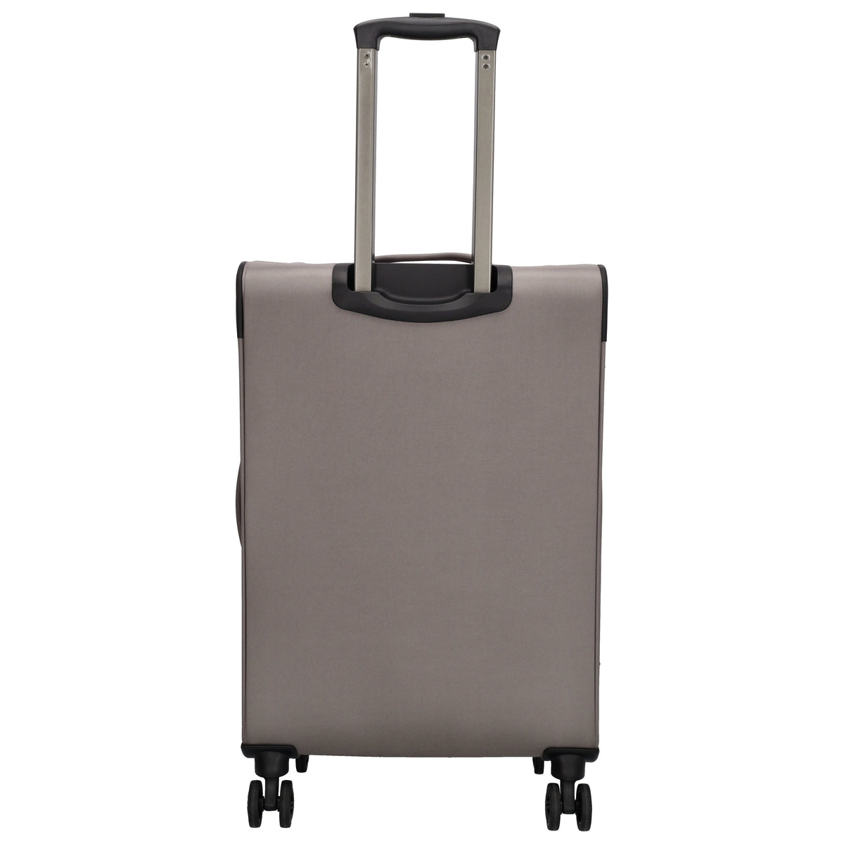 Reisetrolley|Weichgepäck 66cm in Taupe mit 4-Rad - leder-accessoires.com