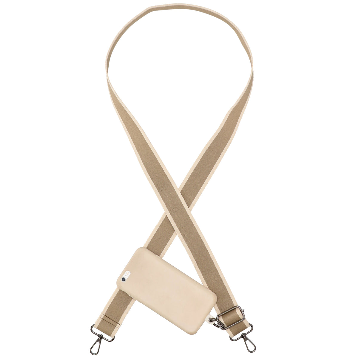 Verstellbarer Taschenriemen Oliv 140x4cm – Breiter Wechselriemen - leder-accessoires.com