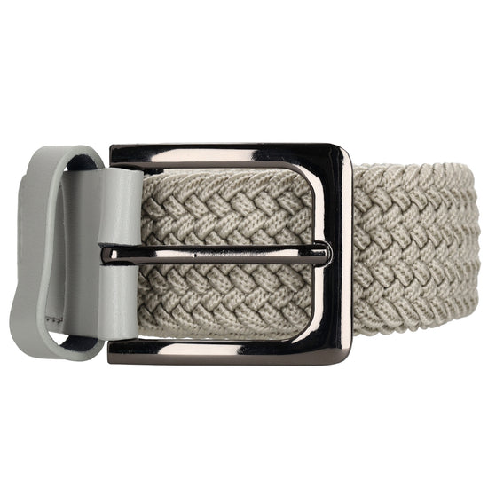 Stretchgürtel|Bandgürtel 35mm in Beige mit Dornschließe - leder-accessoires.com